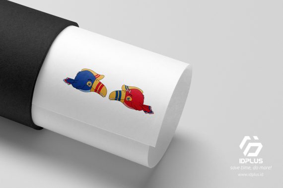 Desain Maskot - Mascot Design - SD Adicita Mulia (Burung Rangkong)